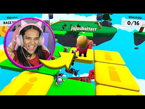 I played Stumble Guys for the first time and already broke a record - Juliana Baltar