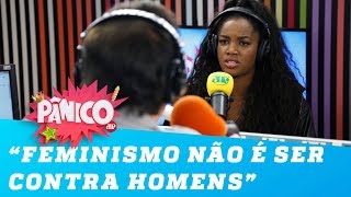 Iza explica o feminismo: “Não é ser contra homens”