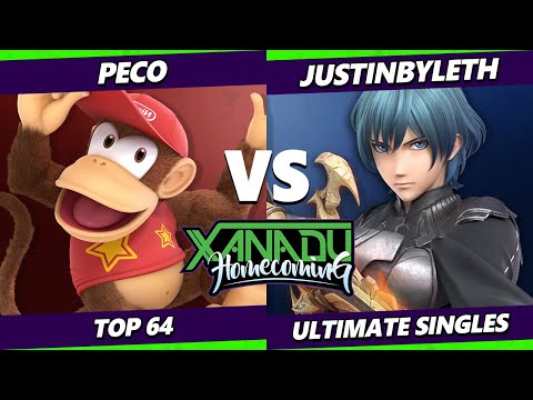 Homecoming 500 - Peco (Diddy Kong) Vs. Justinbyleth (Byleth) Smash Ultimate - SSBU