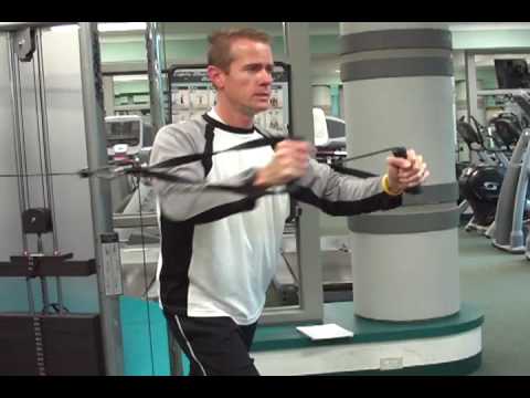 How to do a Standing Cable Chest Press