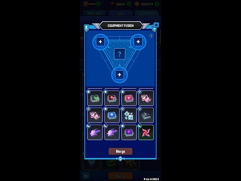 Space Shooter Merge Equipment