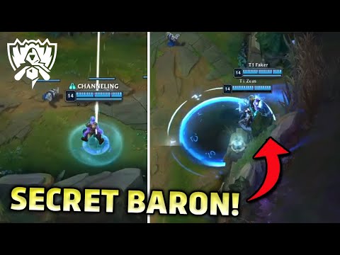 T1's 200 IQ Secret Baron Start! | Worlds 2022 | League of Legends Esports Moments