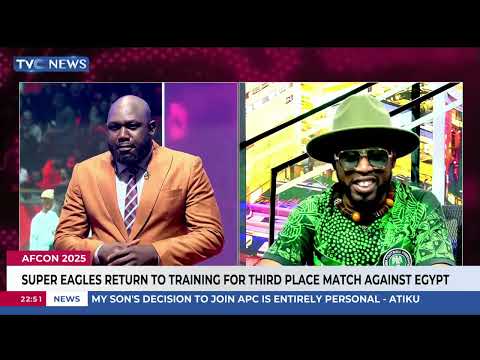 Super Eagles Return To Training For Third Place Match Against Egypt