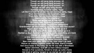 The Game - The Documentary 2.5 - Gang Bang Anyway feat Jay Rock &amp; Schoolboy Q With Lyrics