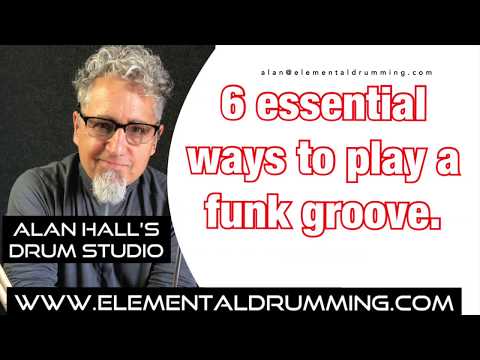 A 6-way funk groove-improve your funk independence