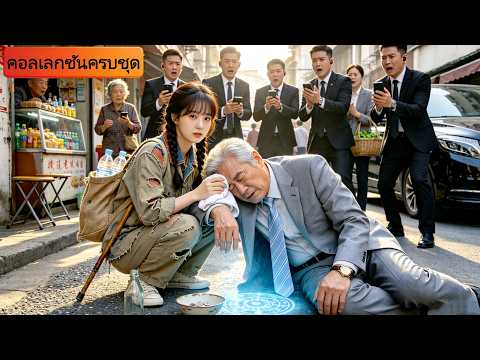คุณตาหมดสติไร้คนช่วย แต่เด็กสาวขอทานช่วยให้ฟื้นทันที!ไม่คิดเลยว่าเขาคือคุณปู่ CEO ของเธอ!#drama #ceo