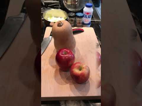 Butternut Squash and Apple Soup
