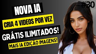 COMO CRIAR VIDEOS GRÁTIS ILIMITADOS COM INTELIGÊNCIA ARTIFICIAL CRIE 4 VIDEOS CADA VEZ