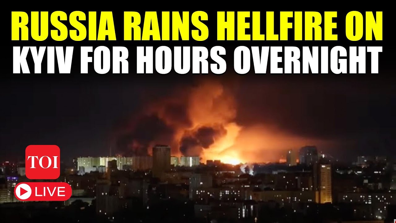 LIVE | Russia DEVASTATES Kyiv With Relentless Bombings For Second Night In A Row | Putin | Zelensky