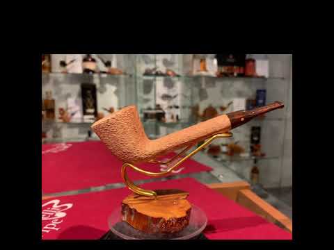 Pipa Paronelli radica canadian dublin rusticata naturale fatta a mano - www.paronellipipe.com