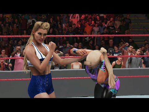 WWE 2K19 - LACEY EVANS VS DANA BROOKE | RAW