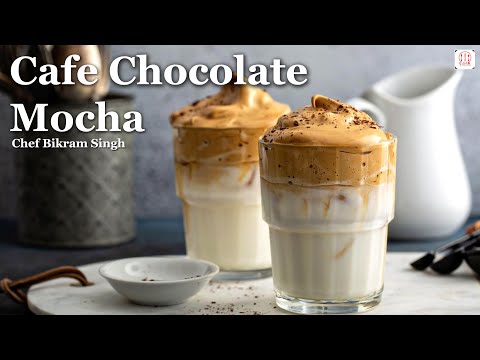 Cafe Chocolate Mocha Recipe | How To Make White Chocolate Mocha | White Chocolate Mocha At Home
