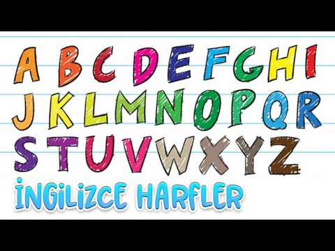 Çocuklar için İngilizce öğrenme videoları İngilizce harfler #1 İngilizce öğreniyorum