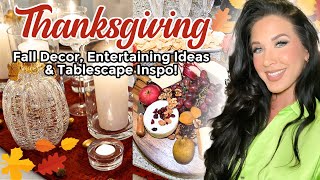 THANKSGIVING VLOG | Fall Decor House Tour & Thanksgiving Tablescape Ideas✨ (Budget Friendly + Easy)
