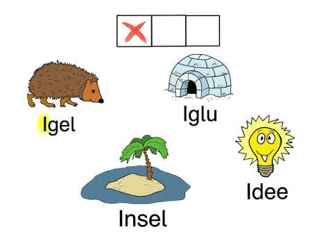 Wir lernen die Vokale kennen - I und i