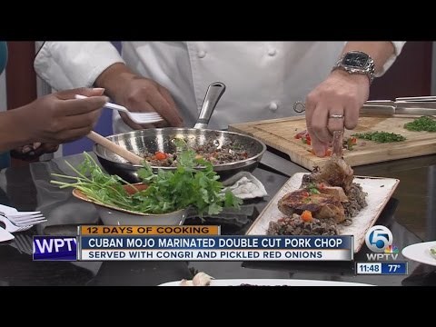 Cuban mojo marinated double cut pork chop recipe (12/16/16)