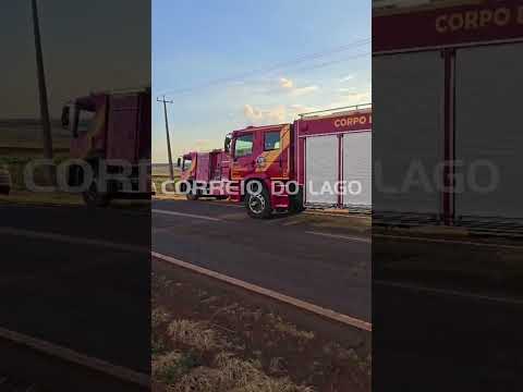 Homem fica ferido em colisão envolvendo moto e caminhão na PR-495 entre Santa Helena e Missal