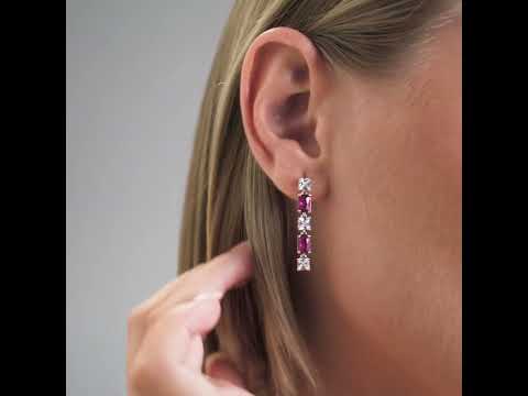 Stříbrný přívěsek s červeným zirkonem Fancy Passion Ruby FPR17