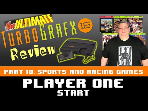 The Ultimate Turbografx 16 Review - Part 10 - Sports and Racing Games