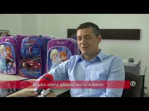 Veolia oferă ghiozdane și tablete
