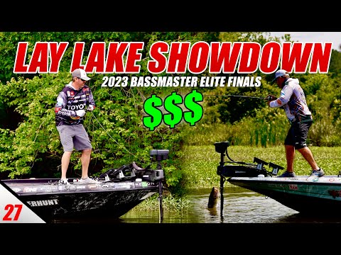 AREY vs CANTERBURY - Lay Lake Bassmaster Elite 2023 (Finals) - UFB S3 E27