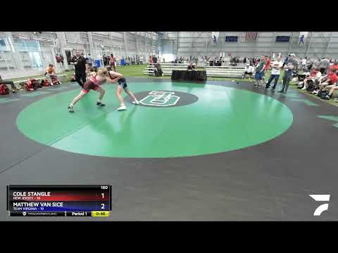 160 Lbs Placement Matches (8 Team) - Cole Stangle, New Jersey Vs Matthew Van Sice, Team Virginia 4