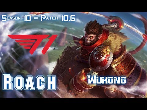 T1 Roach WUKONG vs SETT Top - Patch 10.6 KR Ranked