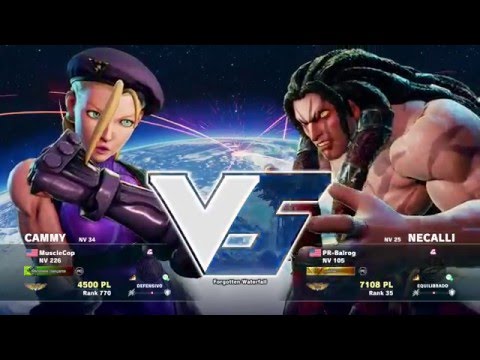 Street Fighter V ★ MuscleCop (CAMMY) Vs PR-Balrog (NECALLI) ★ Ranked Match 1080p