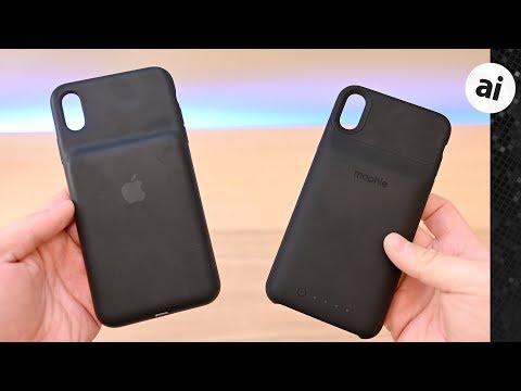 Compared- apples smart battery case vs mophie juice pack acc...