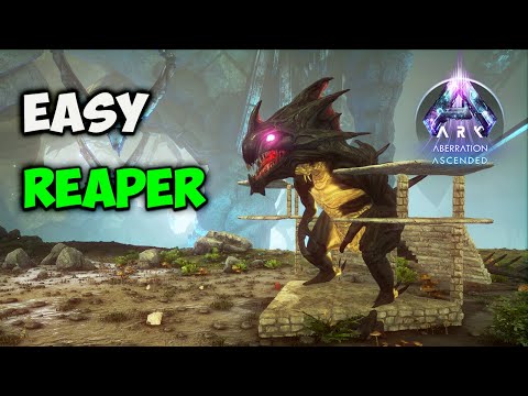 How To Easily TRAP and Tame A Reaper Queen in ARK Ascended Aberration
