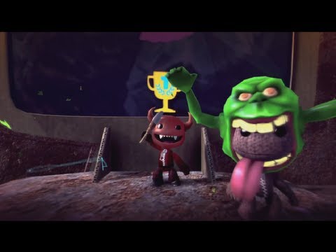 LittleBigPlanet - Part 55 -- Monster Kit: Ghost Train!!! & History Kit: Step Through Time