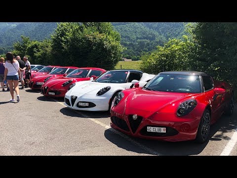 2018 Alfa Romeo 4C | Giulia | Stelvio | 4C Spider - Footage & B-Roll Video