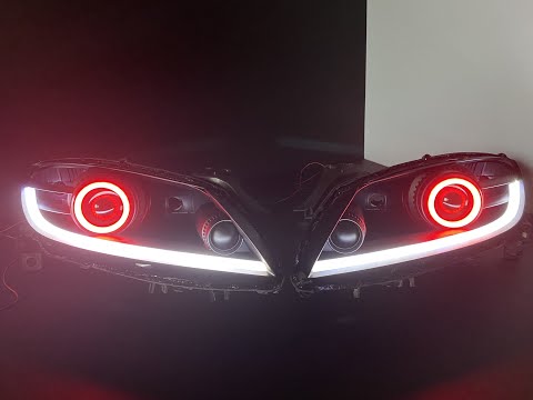 MAZDA RX8 CUSTOM HEADLIGHTS
