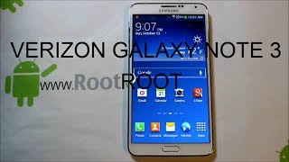 Verizon Samsung Galaxy Note 3 Rooting instructions