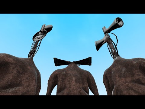 SIREN HEAD BUT WITH A FLAT HEAD!! Garry's Mod [Siren Head Trevor Henderson] Gameplay