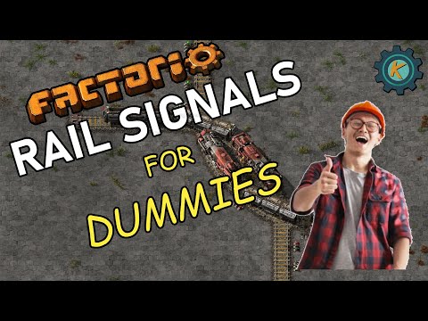 Factorio Rail Signals For Dummies 🚦 SHORT Guide For Signaling Basics