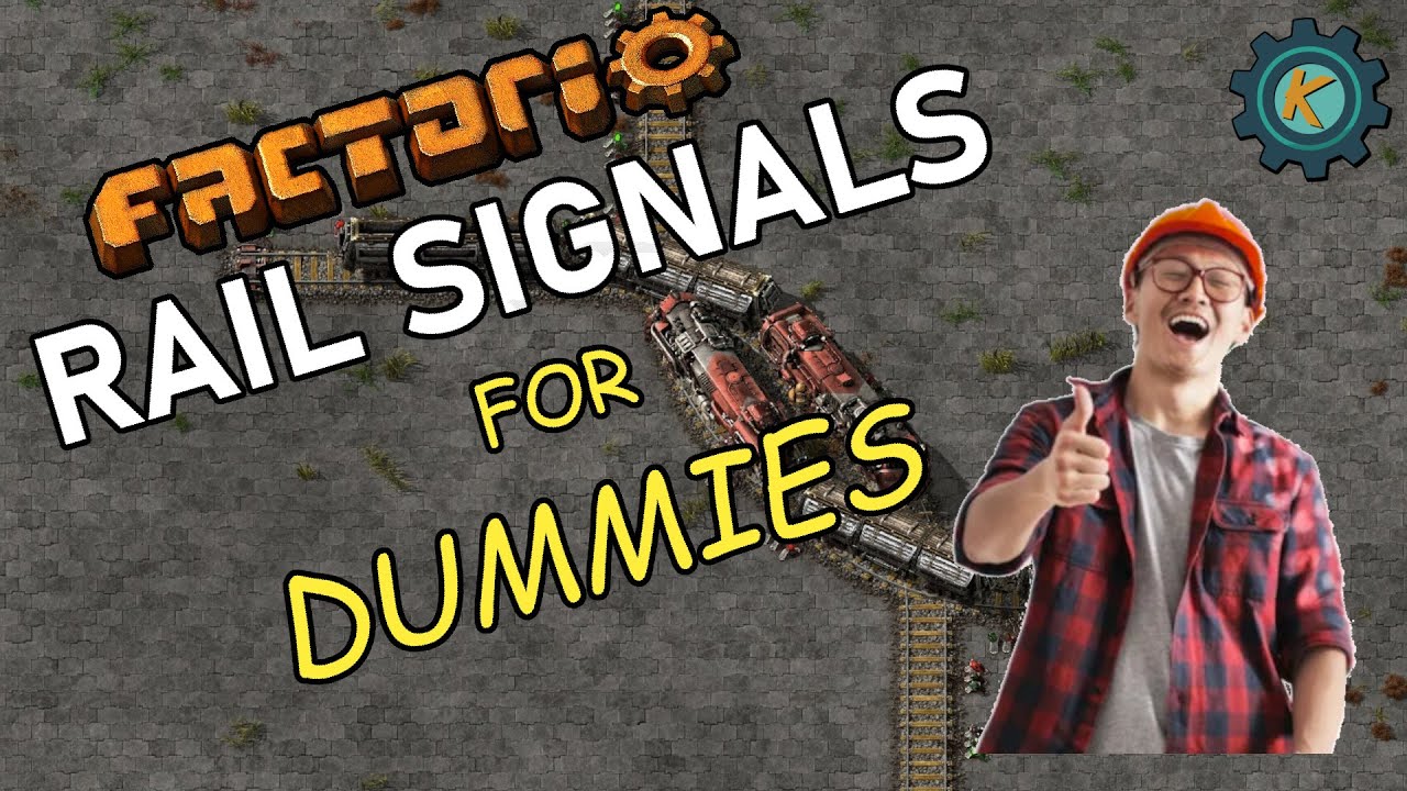 Factorio Rail Signals For Dummies 🚦 SHORT Guide For Signaling Basics