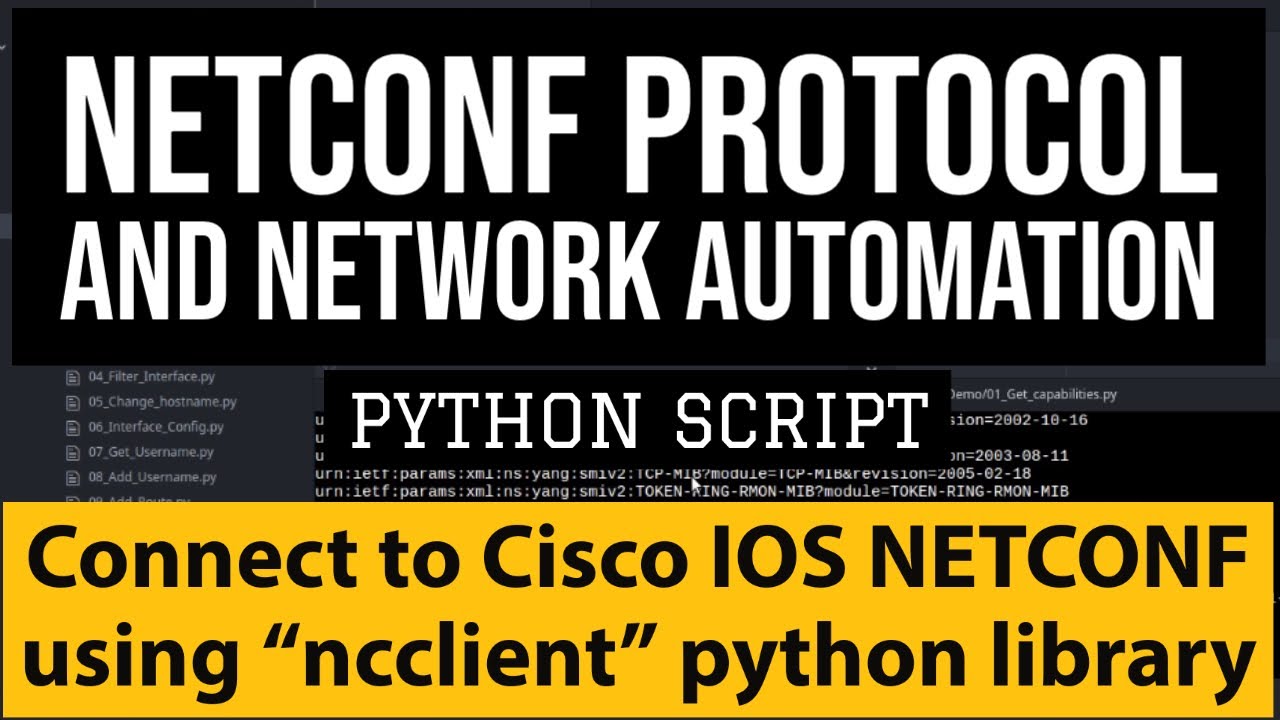 NETCONF Protocol Tutorial: ncclient Python script for Cisco CSR Configuration | Network Automation