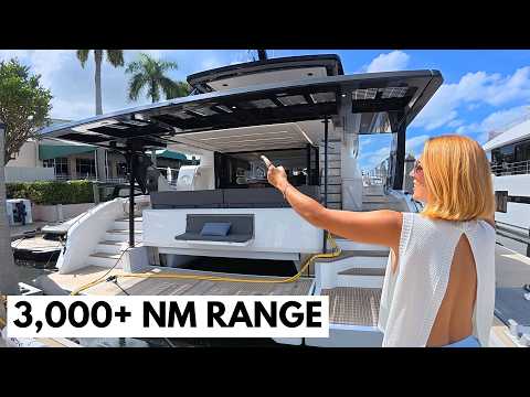 FORGET SAILING! 🤯 2025 Xquisite 60 Solar Power Catamaran Yacht Tour