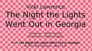 The Night the Lights Went Out in Georgia [1972/1973 1st SIDE-A SINGLE] Vicki Lawrence - LP