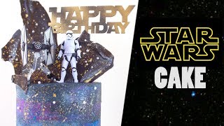 PASTEL STAR WARS y MI CUMPLEAÑOS! /GALAXY CAKE / DANI FLOWERS