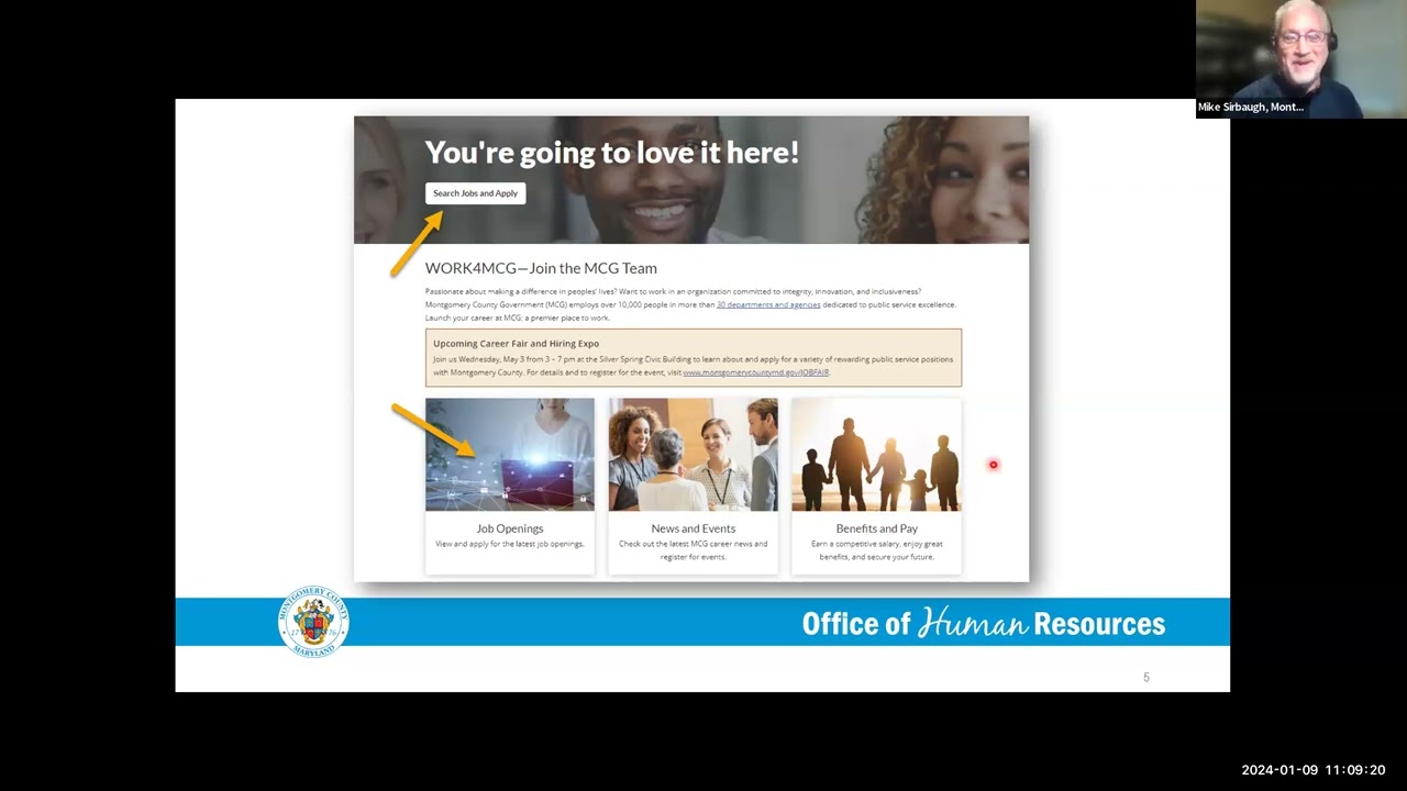 How to Apply for Jobs with Montgomery County Government (1/9/24)