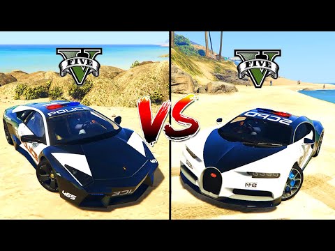 GTA 5 : Police Lamborghini vs Police Bugatti in GTA V - which is best?