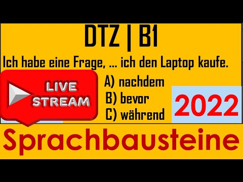 DTZ / B1 | Sprachbausteine | Live am 11.12.2021