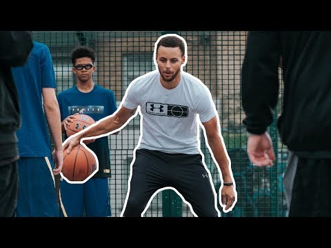 Stephen Curry in London with Under Armour - Summer 2018