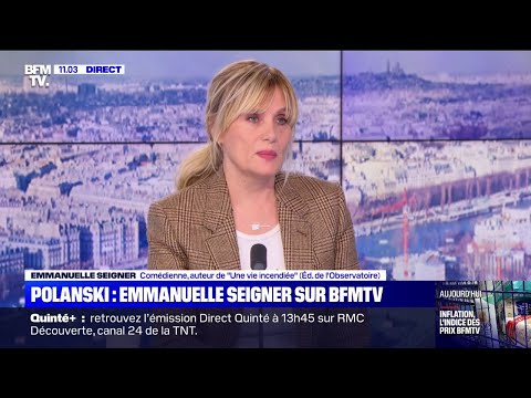 Emmanuelle Seigner: "On est dans une époque où la vérité n'a plus aucune importance"