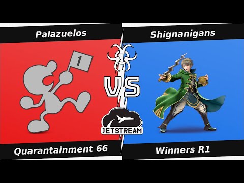 Quarantainment 66 Winners R1 - Palazuelos (Game & Watch) Vs Shignanigans (Robin) - SSBU
