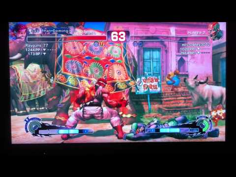 Evil Ryu vs Dhalsim Super Ultra Battle. SSFIV AE
