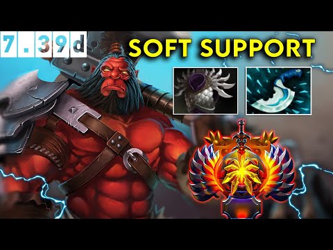 Axe Immortal Soft Support Insane support - Dota 2 Patch 7.39d Pro Pub Gameplay