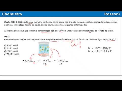Acafe 2014-1 Medicina Q38 - Constante de solubilidade